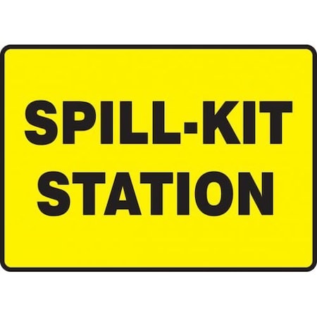 Safety Sign SPILLKIT STATION 7 In X SHMCHL563XT